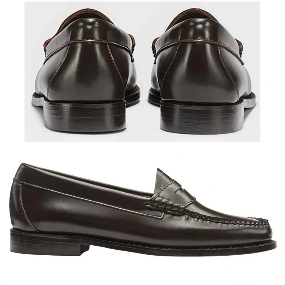 GH Bass Whitney Penny Loafer Dark Brown - Picture 6 of 16